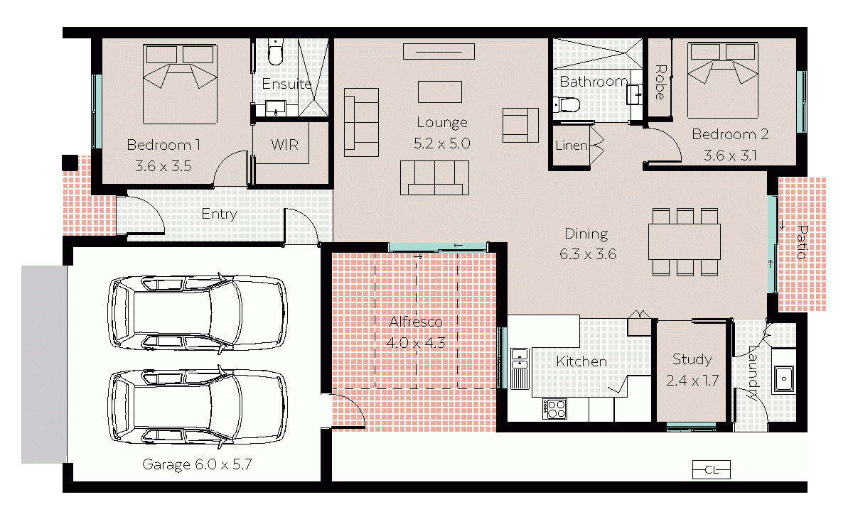 Teatree floor plan - click to expand